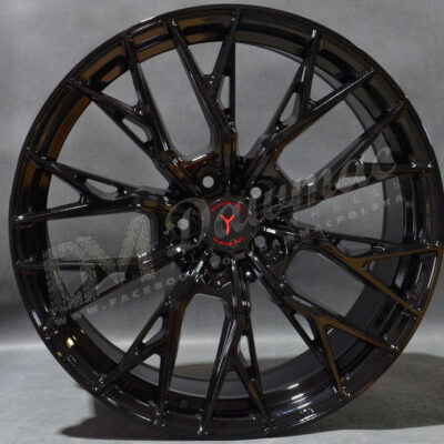 Yanar Wheels DNZ-20 21" 10,5J ET42 5x112 Gloss Black (Concave)