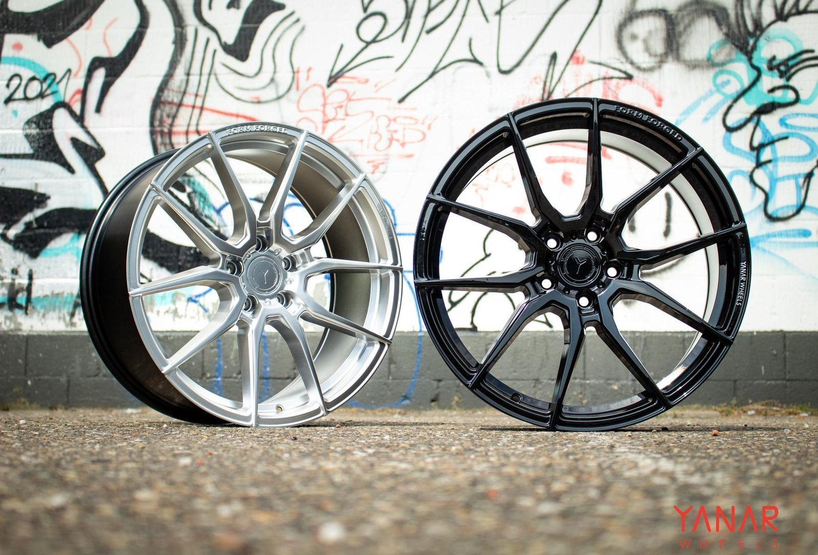 Yanar Wheels FF17 19" 8,5J ET42 5x112 Hyper Silver - obrazek 8