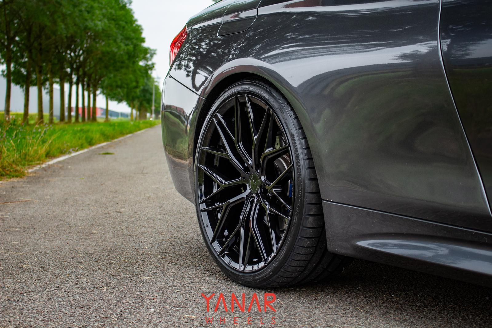 Yanar Wheels IST-34 20" 9J ET35 + 10J ET45 5x120 Gloss Black - obrazek 4
