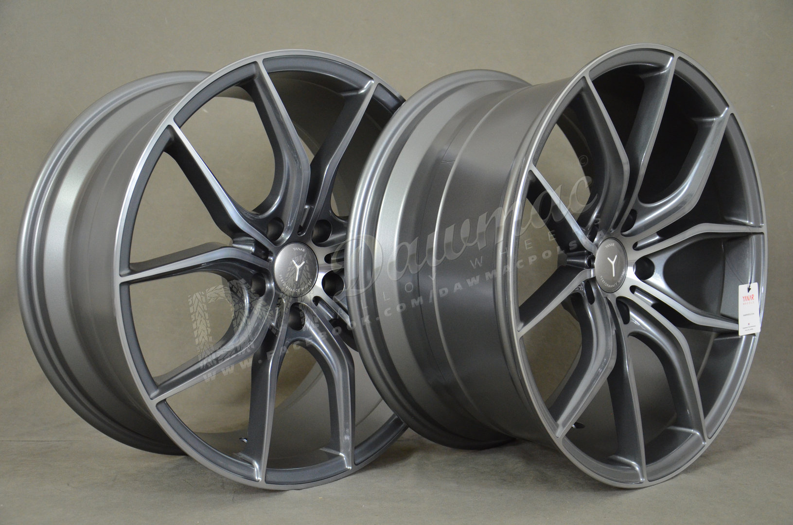 Yanar Wheels Y-NL17 19" 8,5J ET33 + 9,5J ET40 5x120 Carbon Machined - obrazek 5