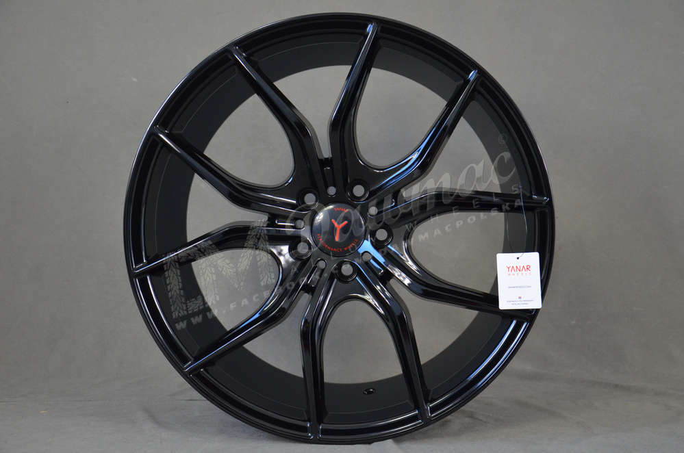 Yanar Wheels Y-NL17 19" 8,5J ET33 + 9,5J ET40 5x120 Gloss Black