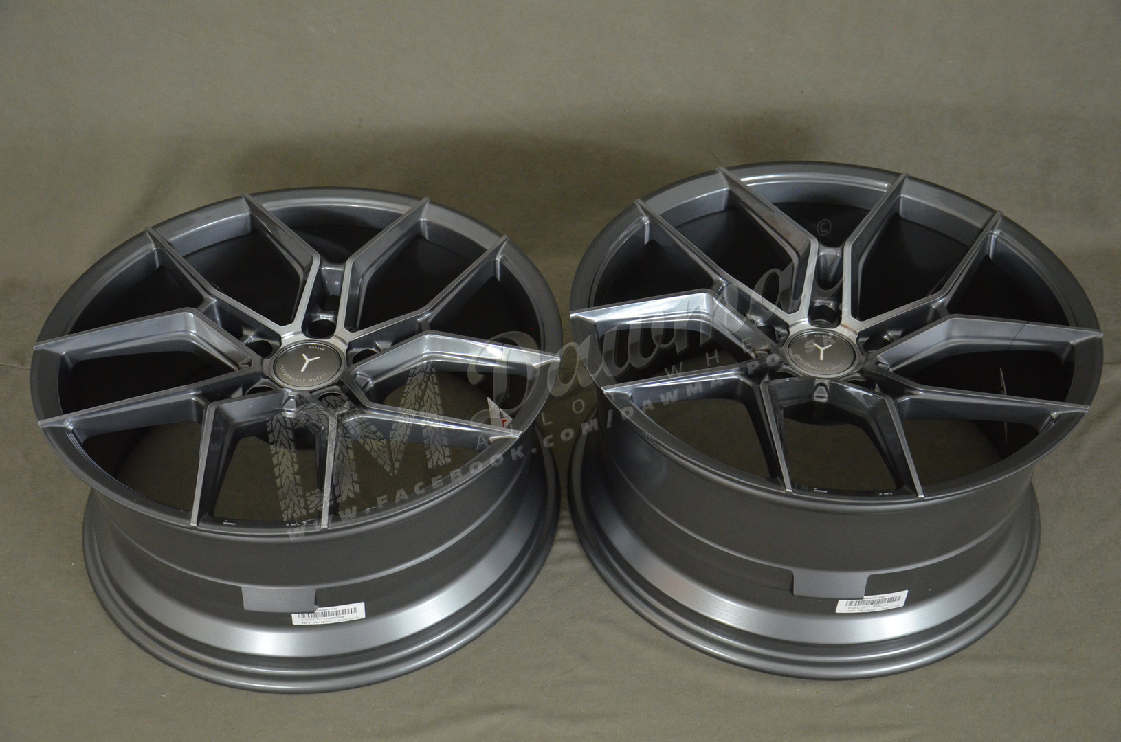 Yanar Wheels Y-NL45 19" 8,5J ET33 + 9,5J ET40 5x120 Carbon Machined - obrazek 6