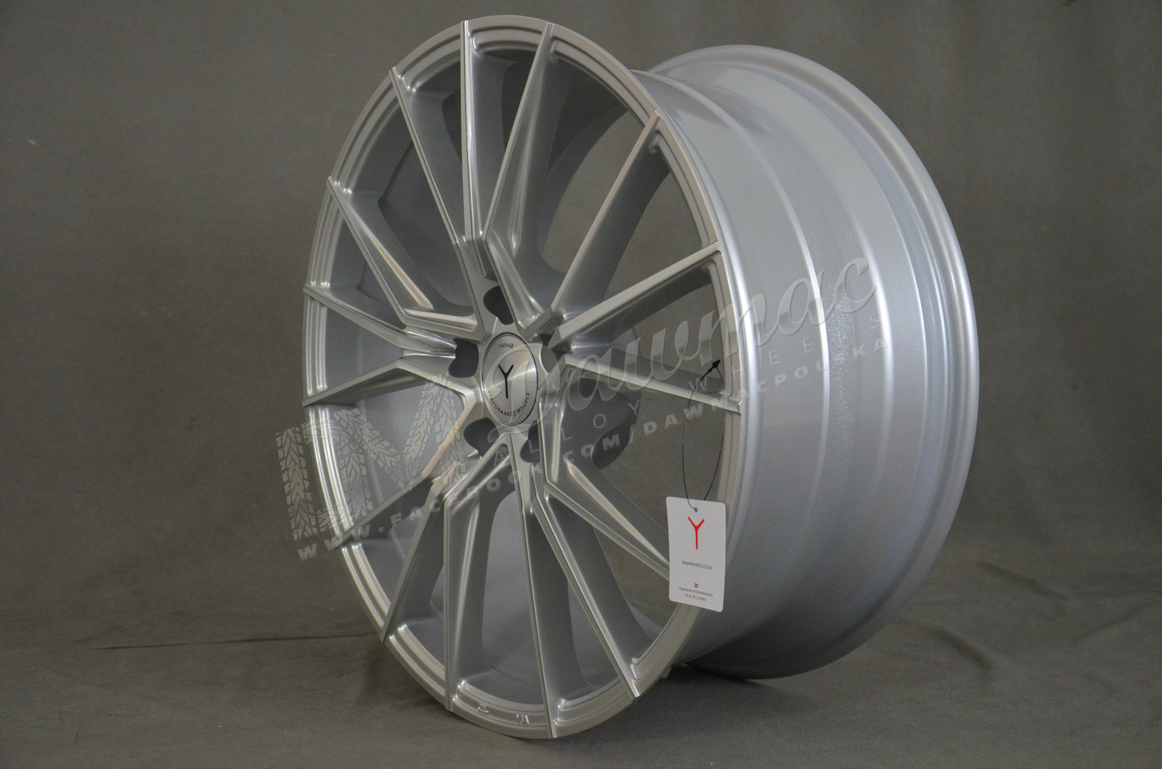 Yanar Wheels Y-NL47 19" 8,5J ET30 5x112 Silver Machined Face - obrazek 3