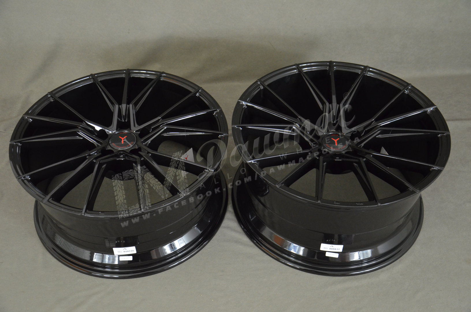 Yanar Wheels Y-NL47 19" 8,5J ET30 + 9,5J ET35 5x112 Gloss Black - obrazek 6