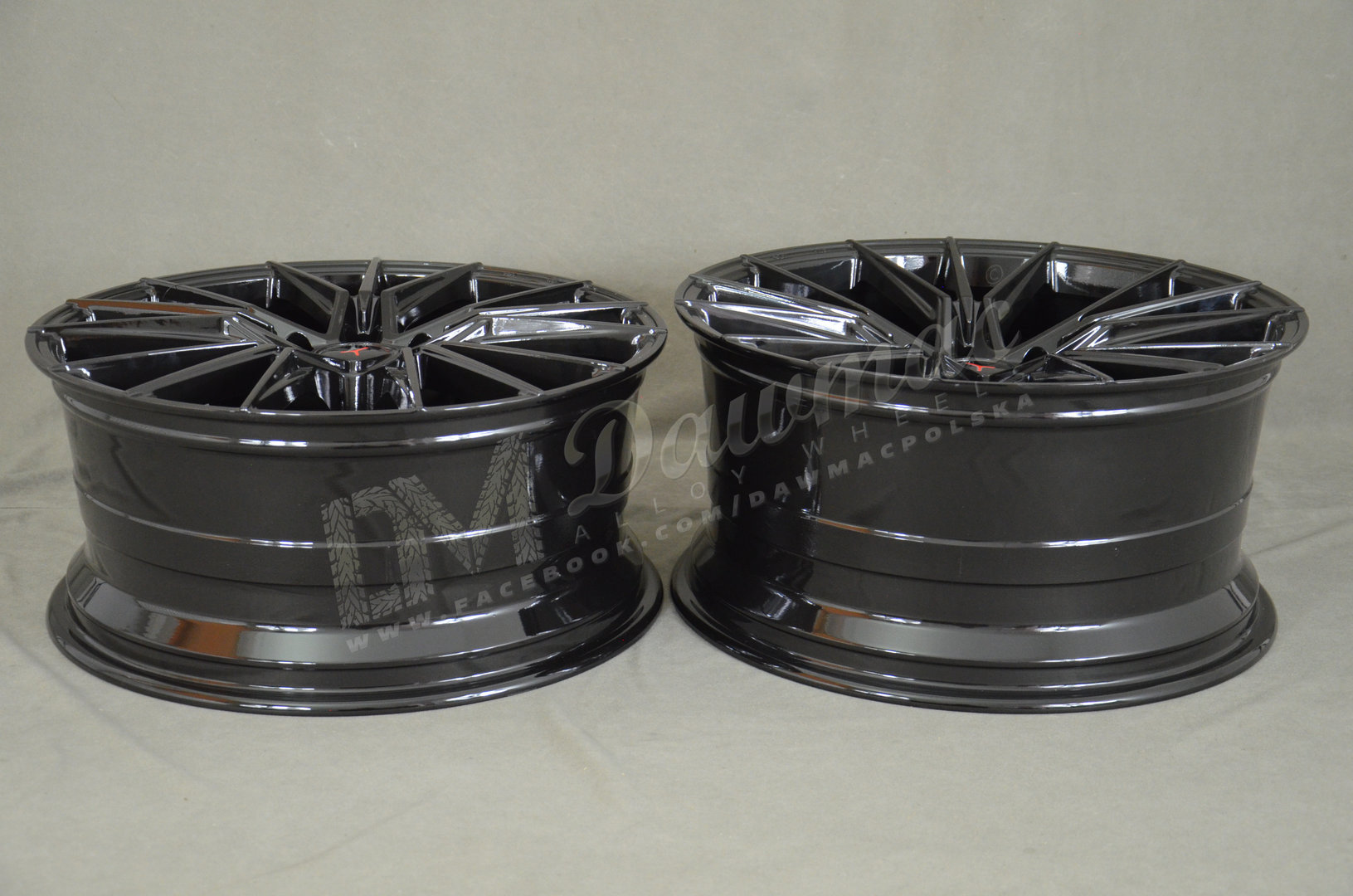 Yanar Wheels Y-NL47 19" 8,5J ET30 + 9,5J ET35 5x112 Gloss Black - obrazek 7