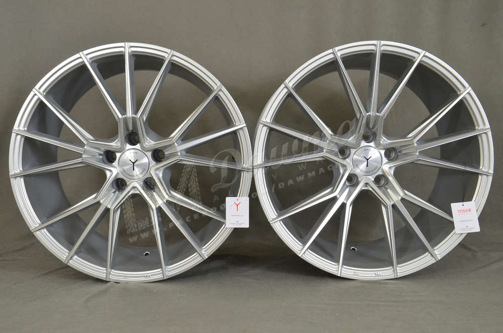 Yanar Wheels Y-NL47 19" 8,5J ET30 + 9,5J ET35 5x112 Silver Machined Face