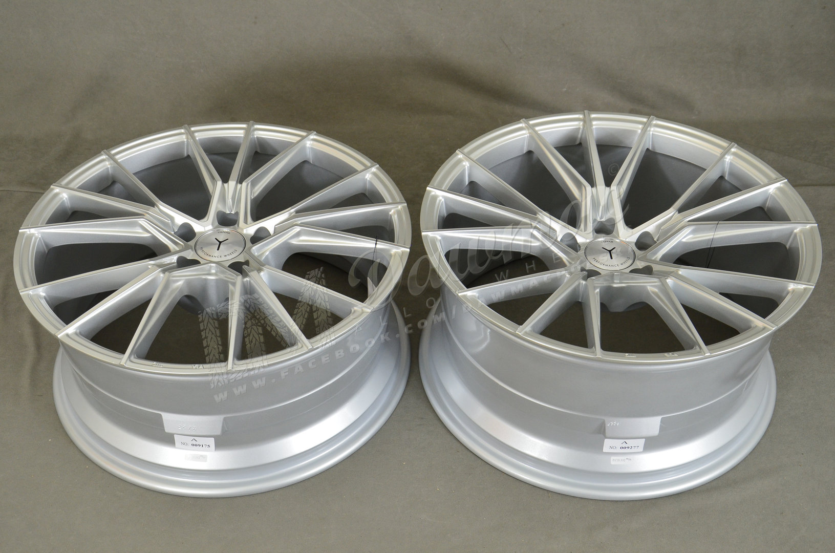 Yanar Wheels Y-NL47 19" 8,5J ET30 + 9,5J ET35 5x112 Silver Machined Face - obrazek 6