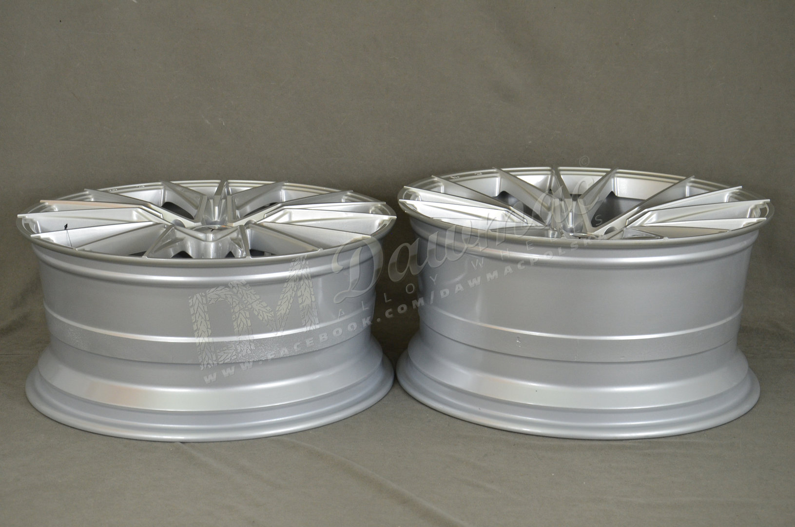 Yanar Wheels Y-NL47 19" 8,5J ET30 + 9,5J ET35 5x112 Silver Machined Face - obrazek 7