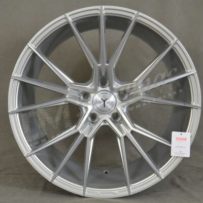 Yanar Wheels Y-NL47 19" 9,5J ET35 5x112 Silver Machined Face