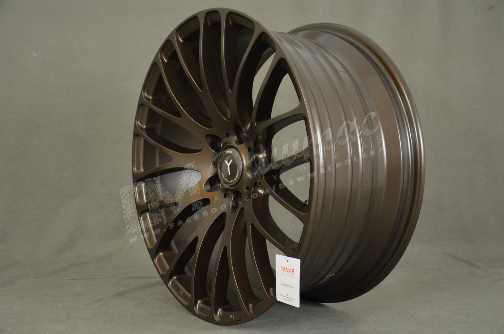 Yanar Wheels Y-NL9 19" 8,5J ET33 5x120 Matte Bronze - obrazek 3