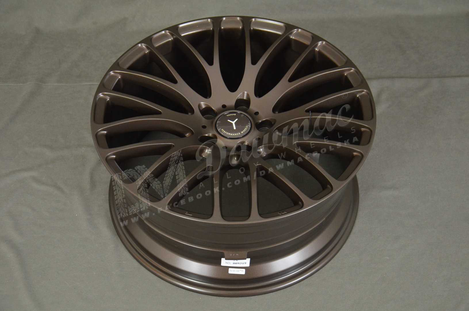 Yanar Wheels Y-NL9 19" 8,5J ET33 5x120 Matte Bronze - obrazek 5