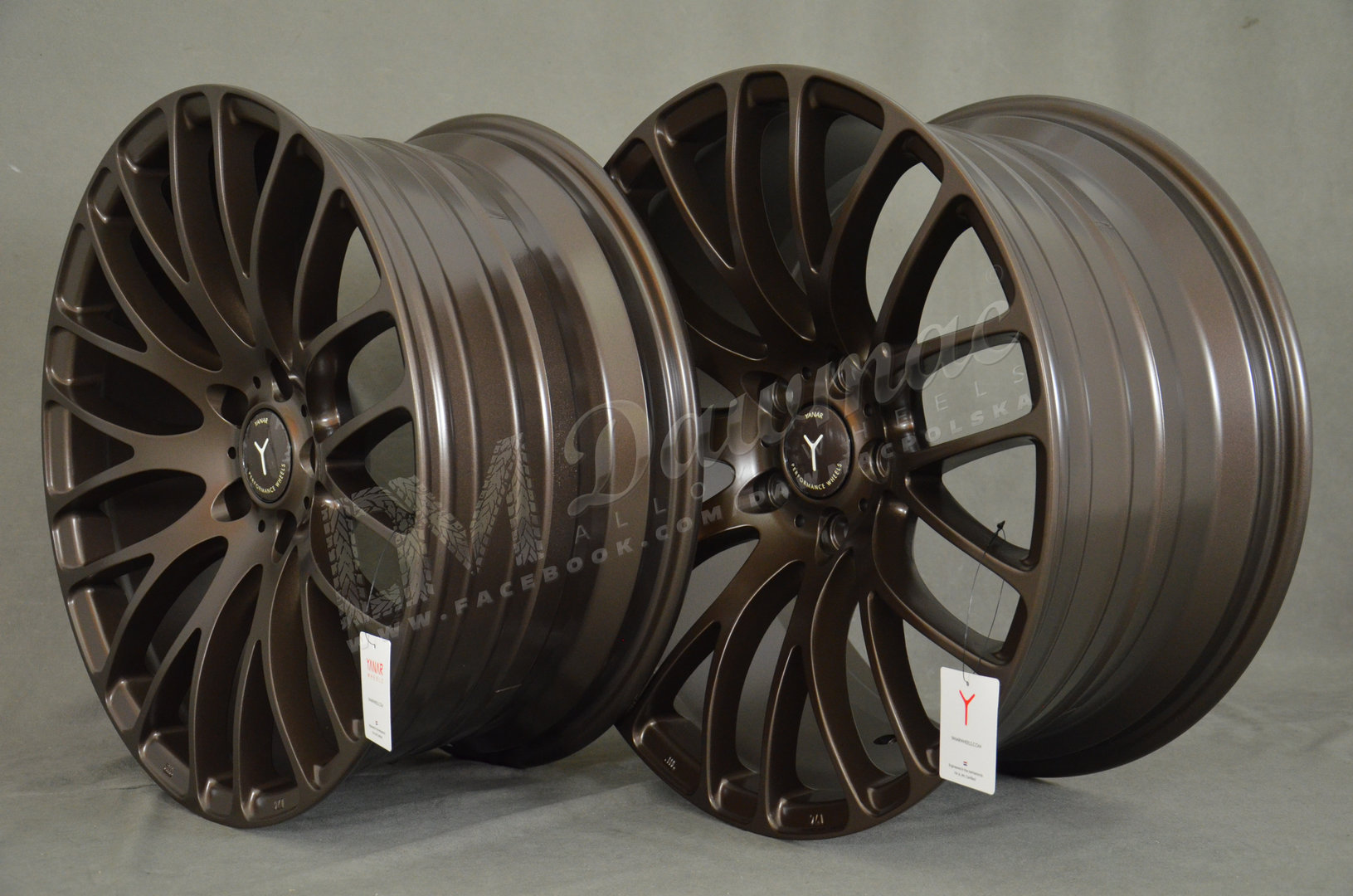 Yanar Wheels Y-NL9 19" 8,5J ET33 + 9,5J ET40 5x120 Matte Bronze - obrazek 4
