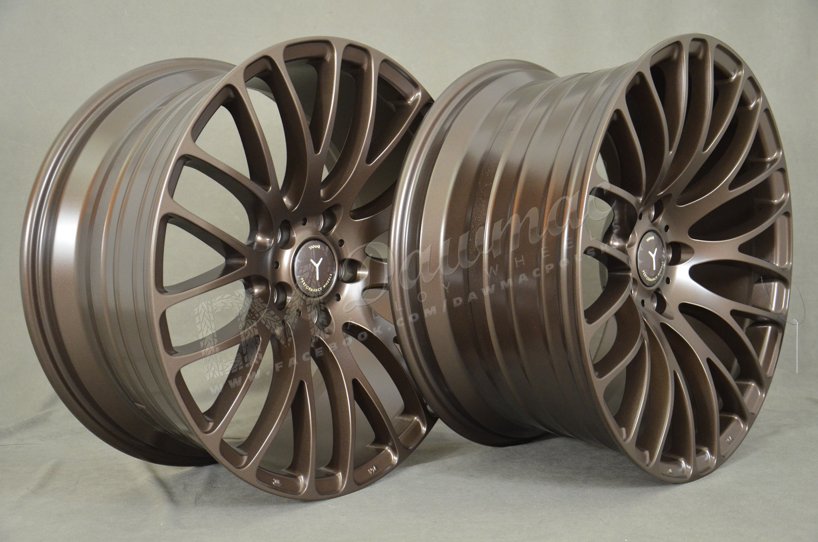 Yanar Wheels Y-NL9 19" 8,5J ET33 + 9,5J ET40 5x120 Matte Bronze - obrazek 5