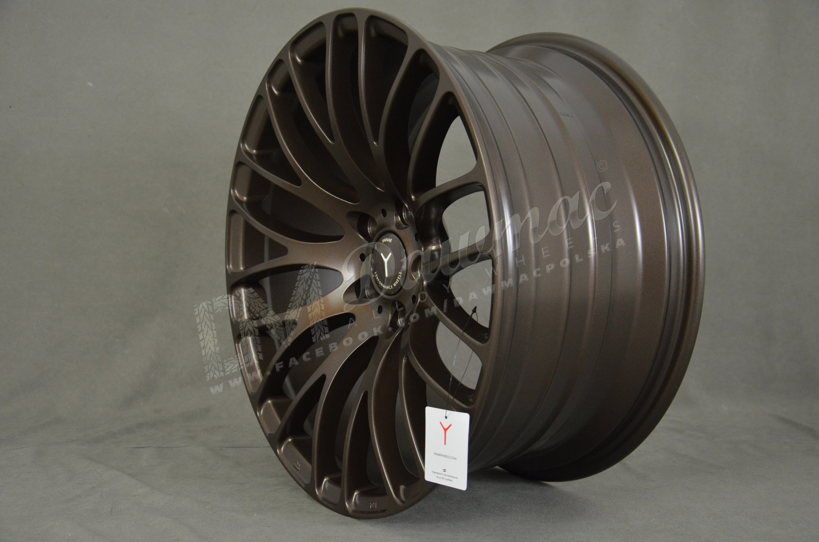 Yanar Wheels Y-NL9 19" 9,5J ET40 5x120 Matte Bronze - obrazek 3