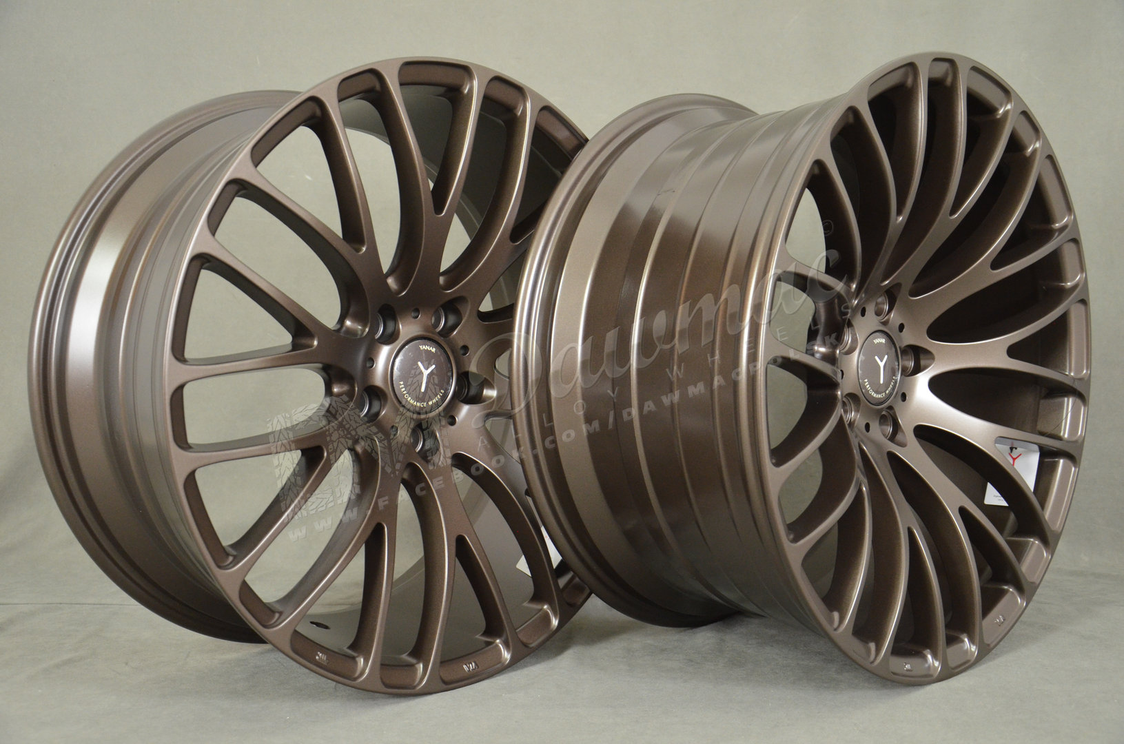 Yanar Wheels Y-NL9 20" 8,5J ET33 + 10J ET43 5x120 Matte Bronze - obrazek 5