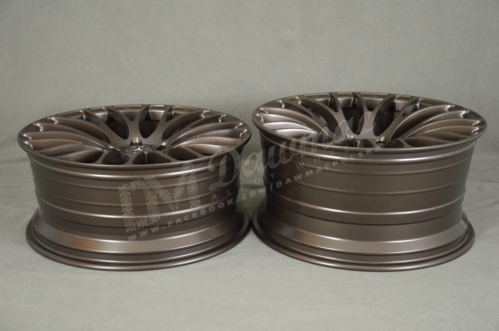 Yanar Wheels Y-NL9 20" 8,5J ET33 + 10J ET43 5x120 Matte Bronze - obrazek 7