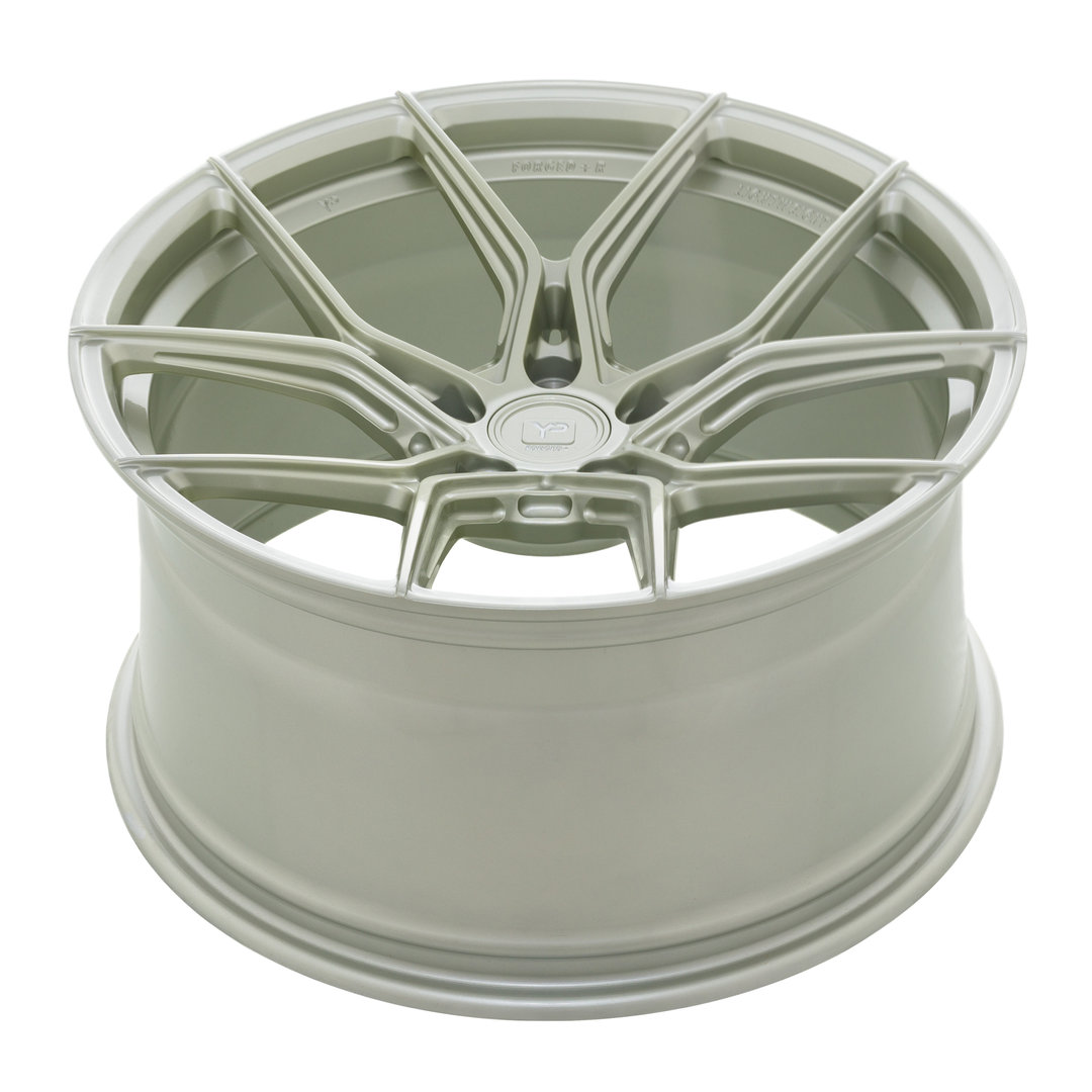 Yido Performance Forged+R 19" 9J ET20 + 10J ET33 5x120 Light Gold - obrazek 5