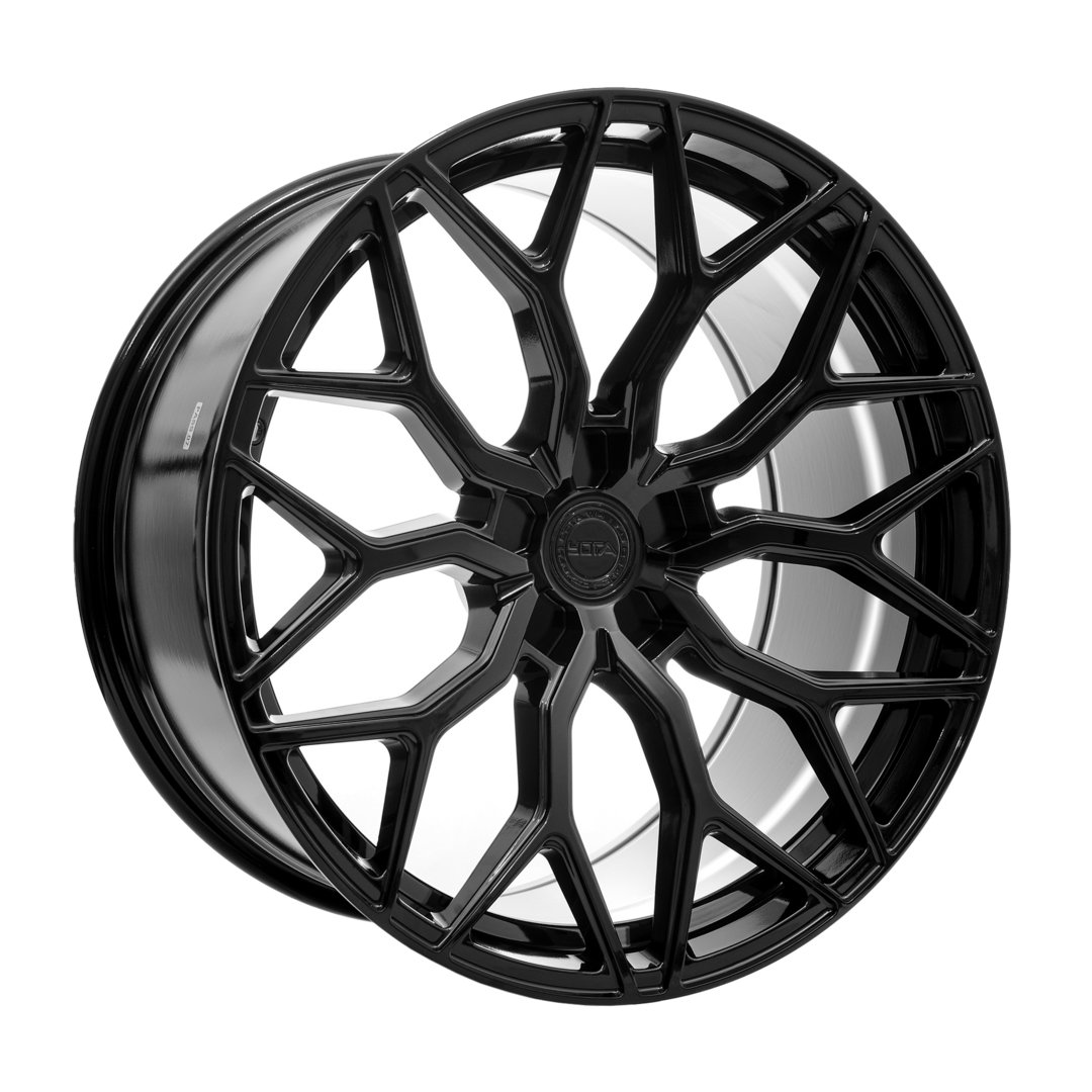 Yota Wheels YP1 20" 9J ET20-ET40 BLANK Gloss Black - obrazek 3