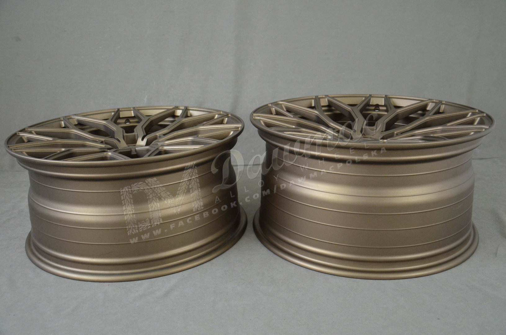 Yota Wheels YP1 20" 9J ET20-ET45 + 10J ET20-ET45 BLANK Satin Bronze - obrazek 7