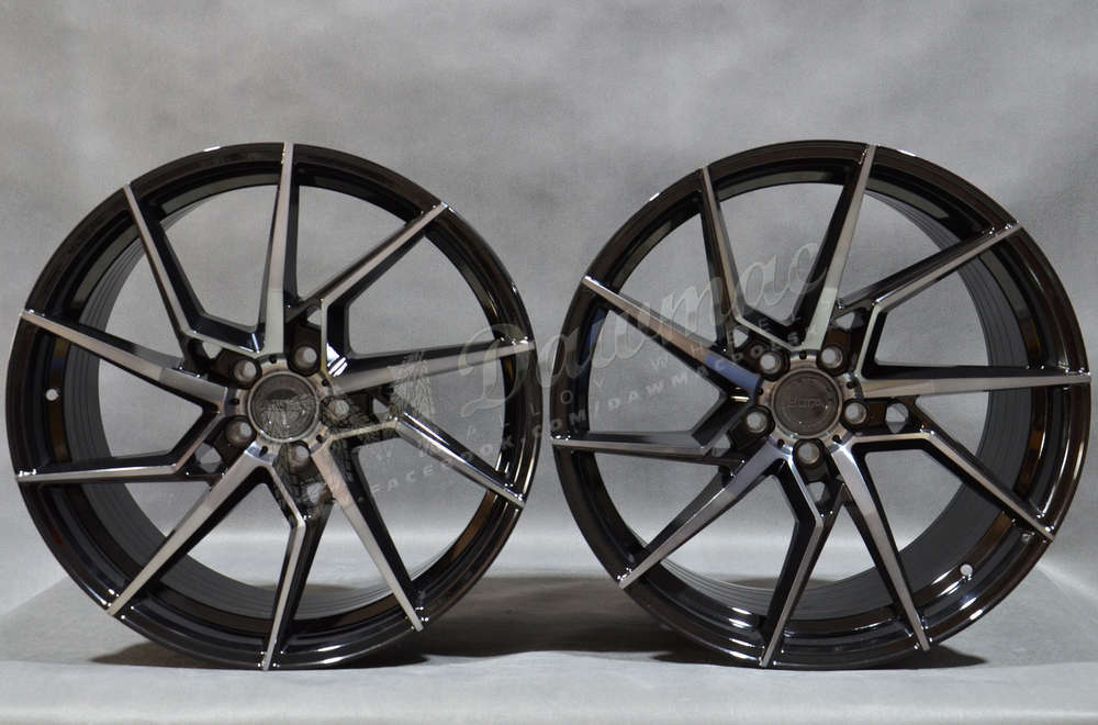 Yota Wheels YP2 20" 10,5J ET20-ET45 5x108-5x120 Black Glossy Tint
