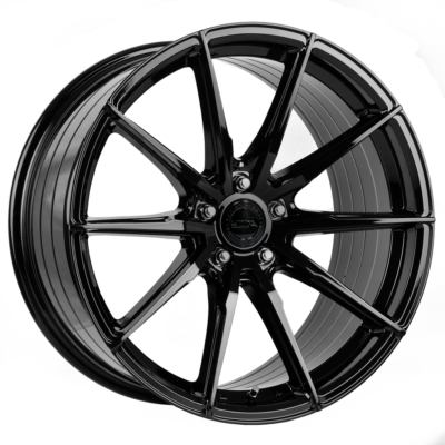 Yota Wheels YP4 20" 10J ET20-ET45 BLANK Black Glossy