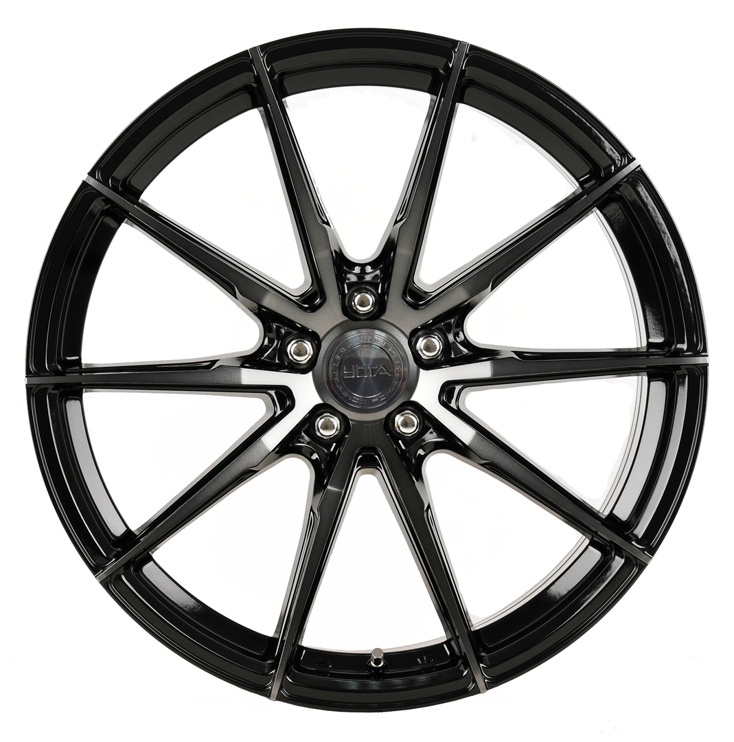 Yota Wheels YP4 20" 8,5J ET20-ET45 BLANK Black Glossy Tinted - obrazek 5