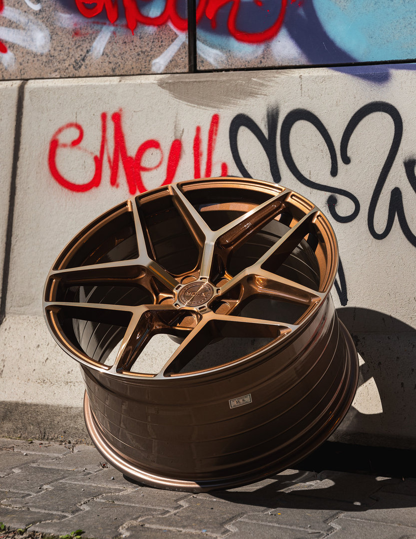 Yota Wheels YP5 20" 9J ET20-ET45 + 10,5J ET20-ET45 5x108-5x120 Platinum Bronze Tint - obrazek 8