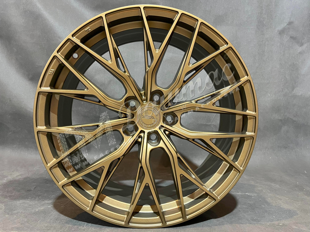 Yota Wheels YP7 20" 9J ET25-ET42 + 10J ET25-ET42 BLANK Satin Bronze - obrazek 2
