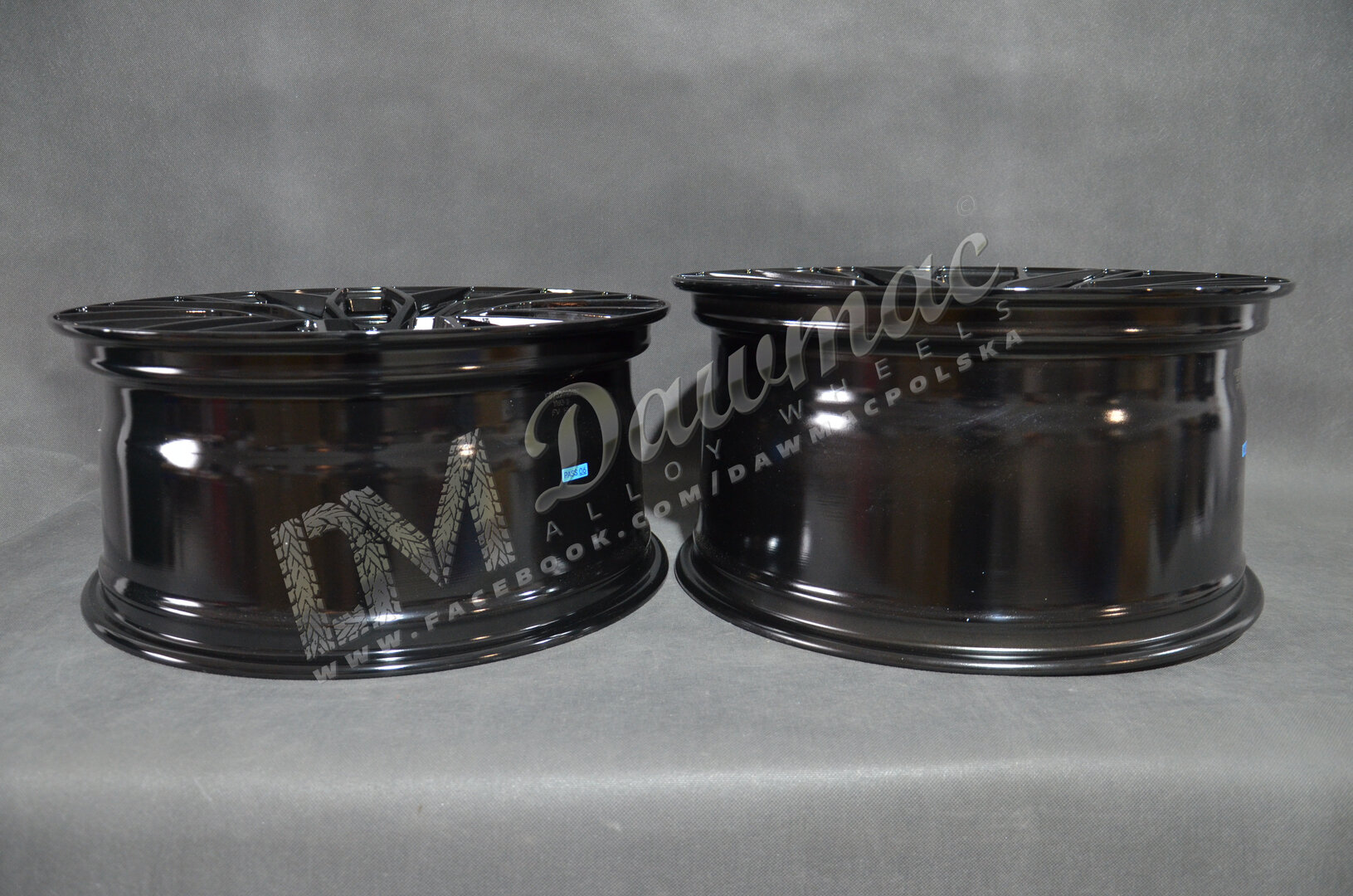 Yota Wheels YP7 20" 9J ET25 + 10J ET40 5x112 Gloss Black - obrazek 6