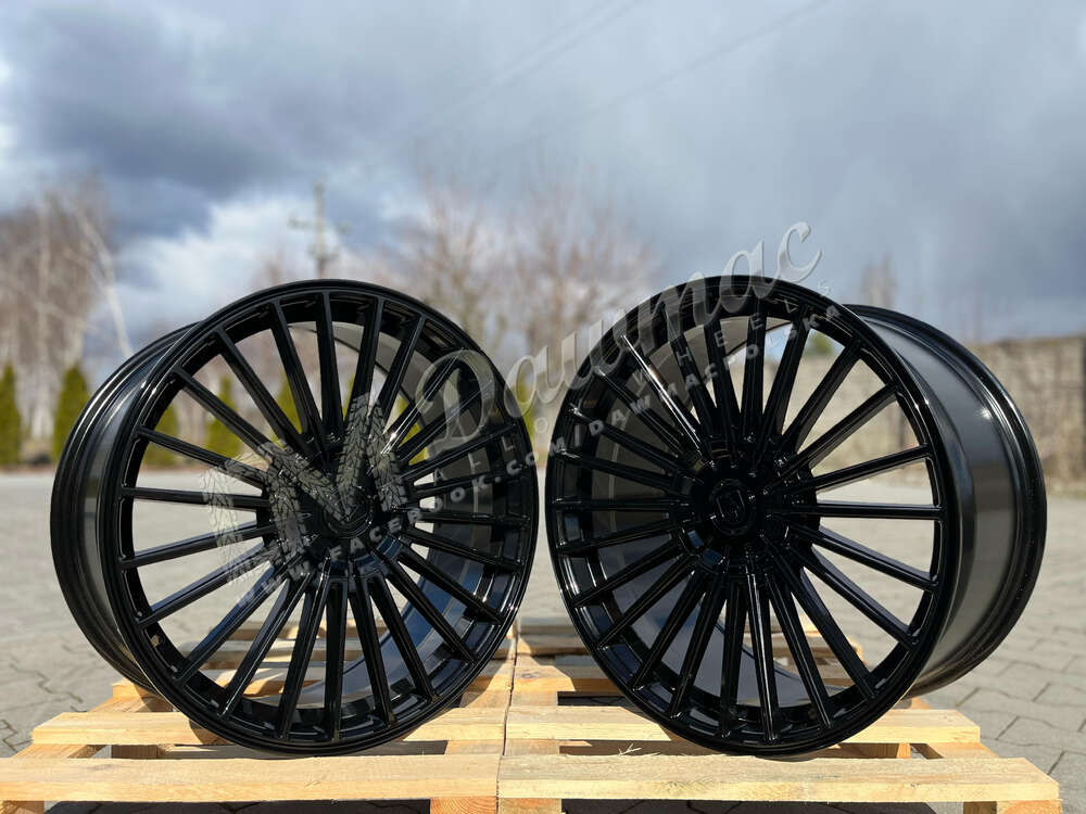 AXE EX50 22" 10J ET30 + 11,5J ET45 5x108-5x130 Gloss Black