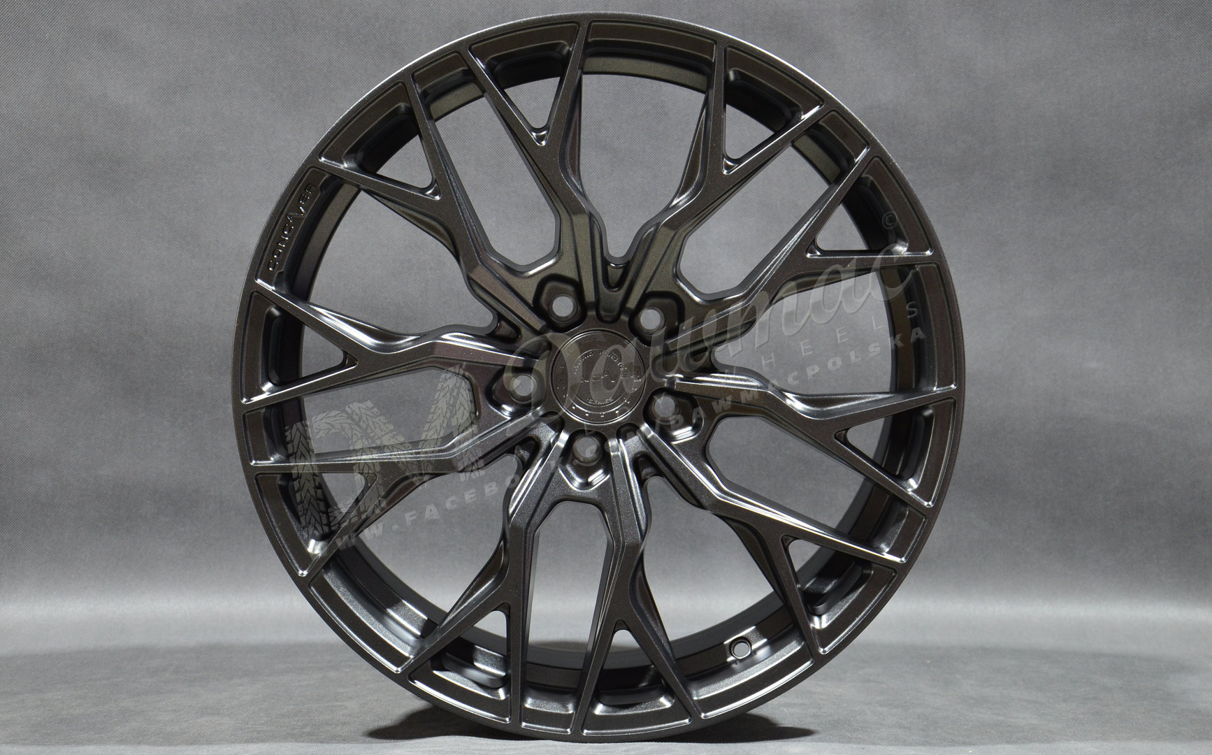 Concaver CVR1 19" 9,5J ET20-ET45 BLANK Carbon Graphite - obrazek 2