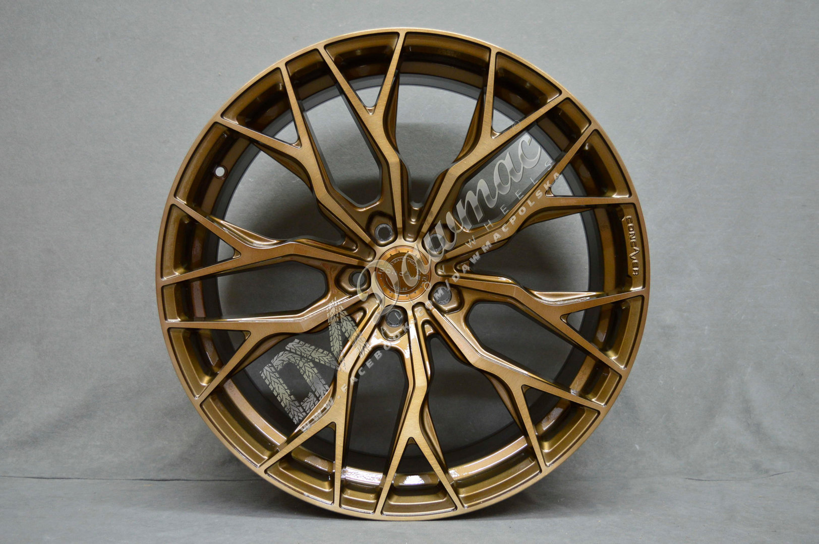 Concaver CVR1 21" 9J ET10-52 BLANK Brushed Bronze - obrazek 2