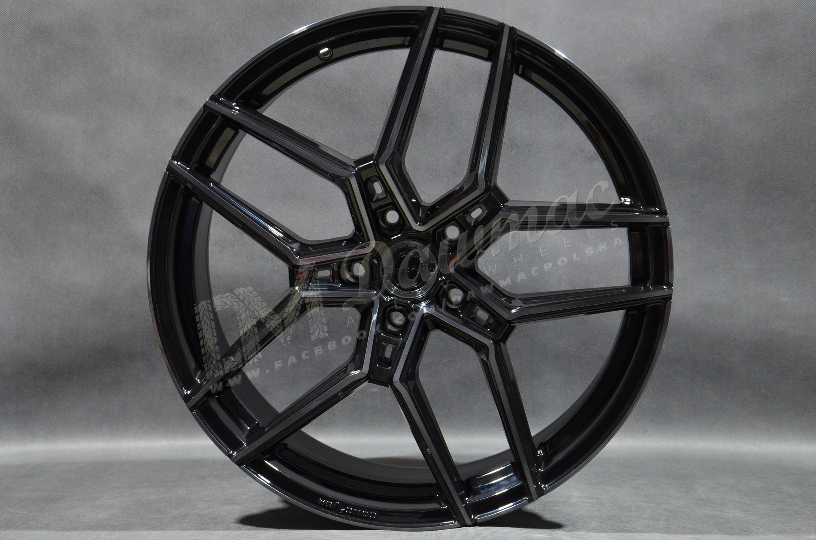 Concaver CVR5 22" 11J ET11-ET54 BLANK Double Tinted Black - obrazek 2