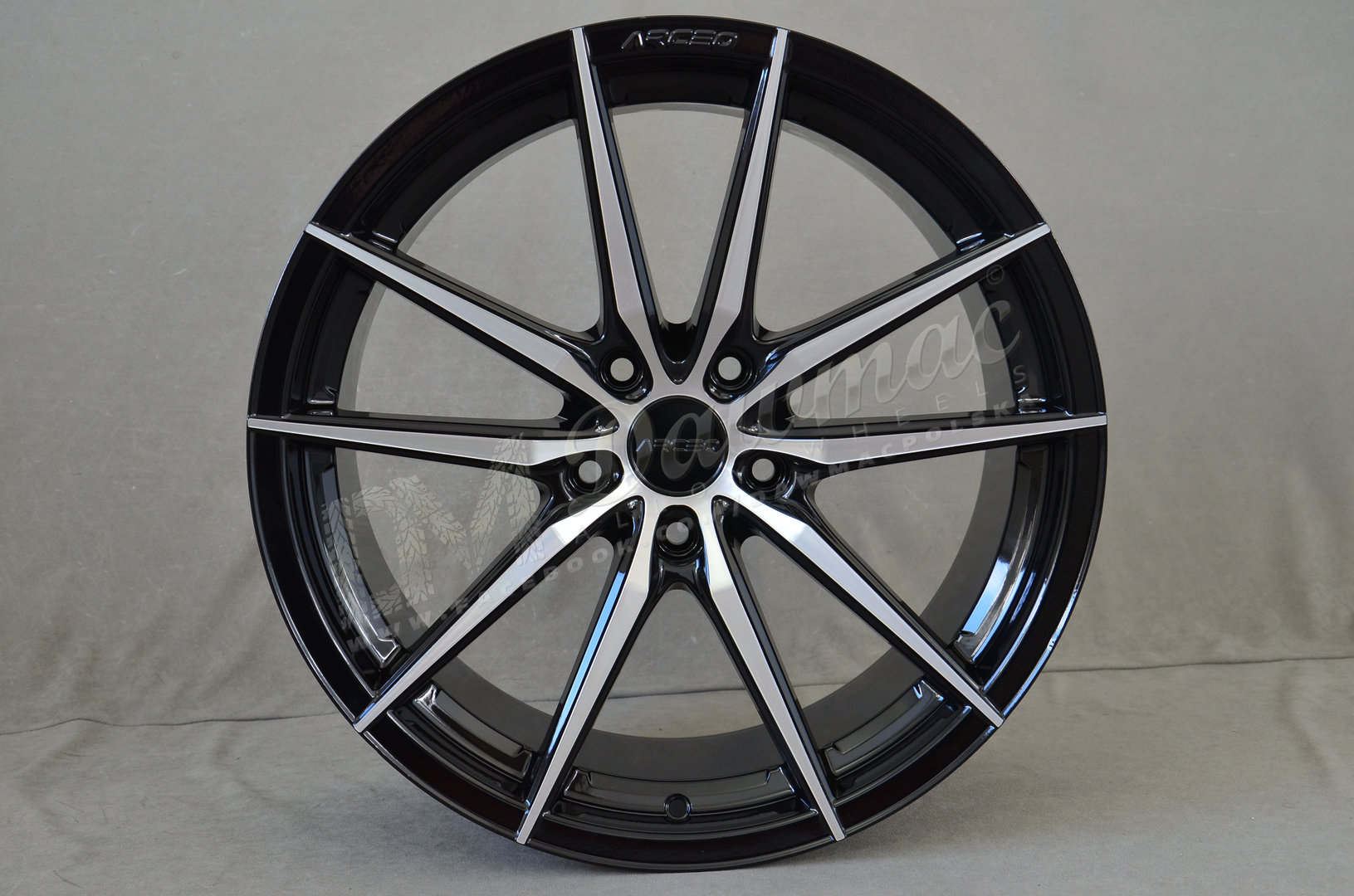 Arceo Monaco 19" 8,5J ET30 5x120 Black Diamond - obrazek 2