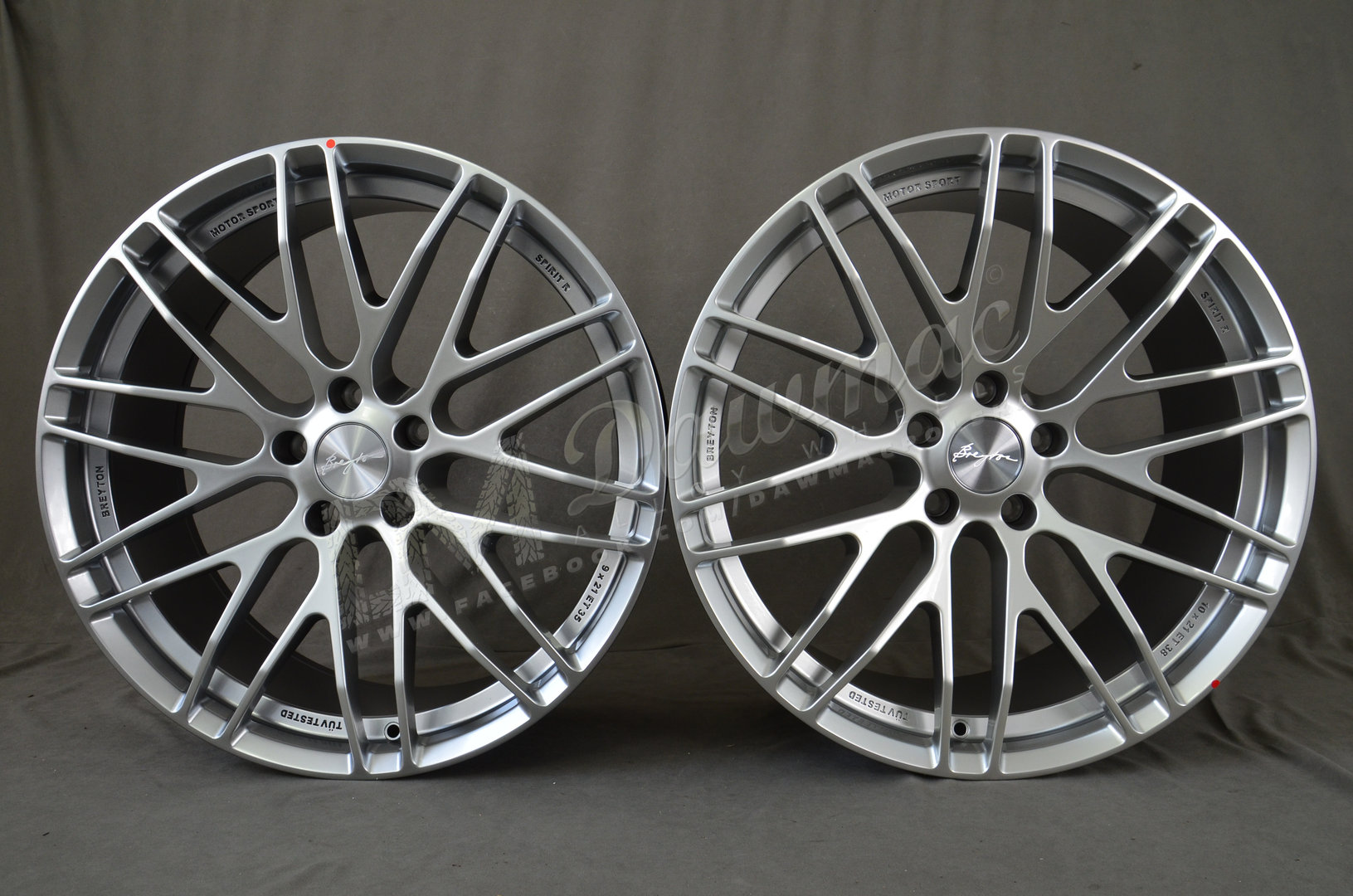 Breyton Spirit R 19" 8,5J ET42 + 9,5J ET42 5x120 Hyper Silver - obrazek 2