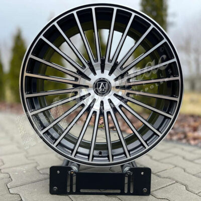 AXE EX50 20" 10J ET30 5x108-6x120 Gloss Black Polished