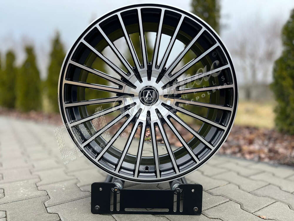 AXE EX50 20" 8,5J ET40 5x108-6x120 Gloss Black Polished