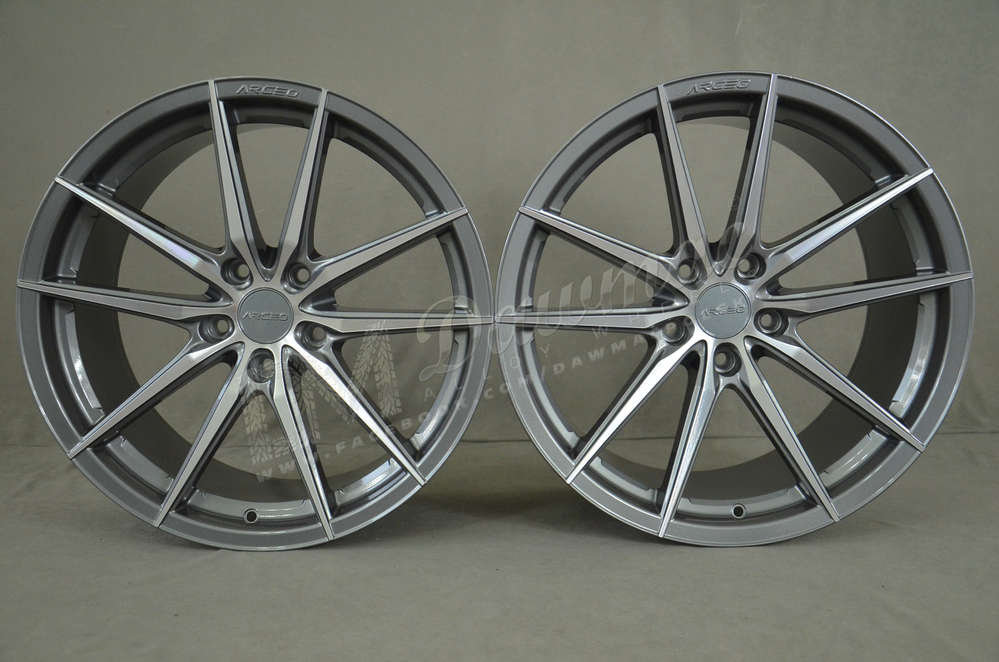 Arceo Monaco 19" 8,5J ET30 + 9,5J ET37 5x120 Titan Diamond