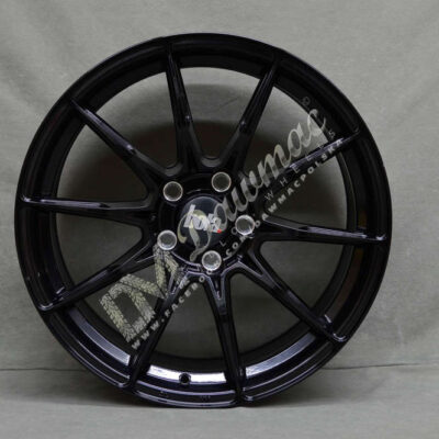 BOLA FLB 17" 7,5J ET35-45 4x98-4x114 Gloss Black