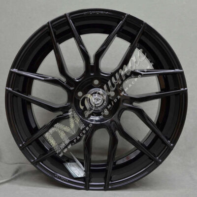 Artform AF802 20" 9J ET42 5x112 Black Painted