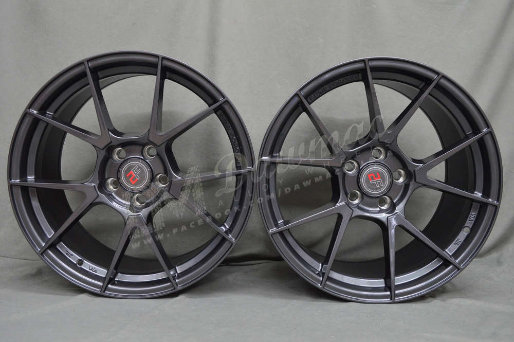 2Forge ZF6 18" 10J ET6-ET50 5x98-5x130 Gloss Gunmetal