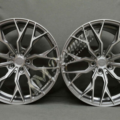 Concaver CVR1 20" 9J ET20-ET51 + 11J ET0-ET30 BLANK Brushed Titanium