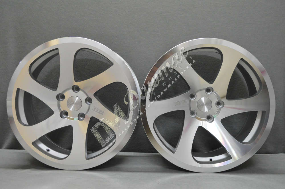 3SDM 0.06 19" 8,5J ET35 + 10J ET40 5x120 Mirror Silver