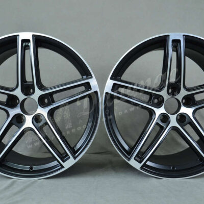 DARE RF5 20" 8,5J ET15 + 10J ET20 5x120 Matt Black Polished