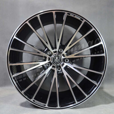 AXE CF2 21" 10,5J ET25 5x108-5x130 Black & Polished