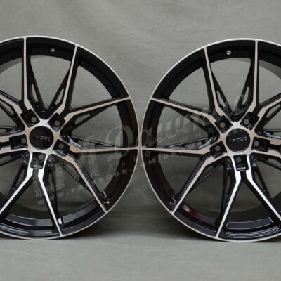 Arceo Marceille 20" 9J ET35 + 10J ET40 5x112 Black Diamond