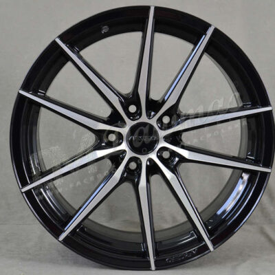 Arceo Monaco 18" 8J ET33 5x120 Black Diamond