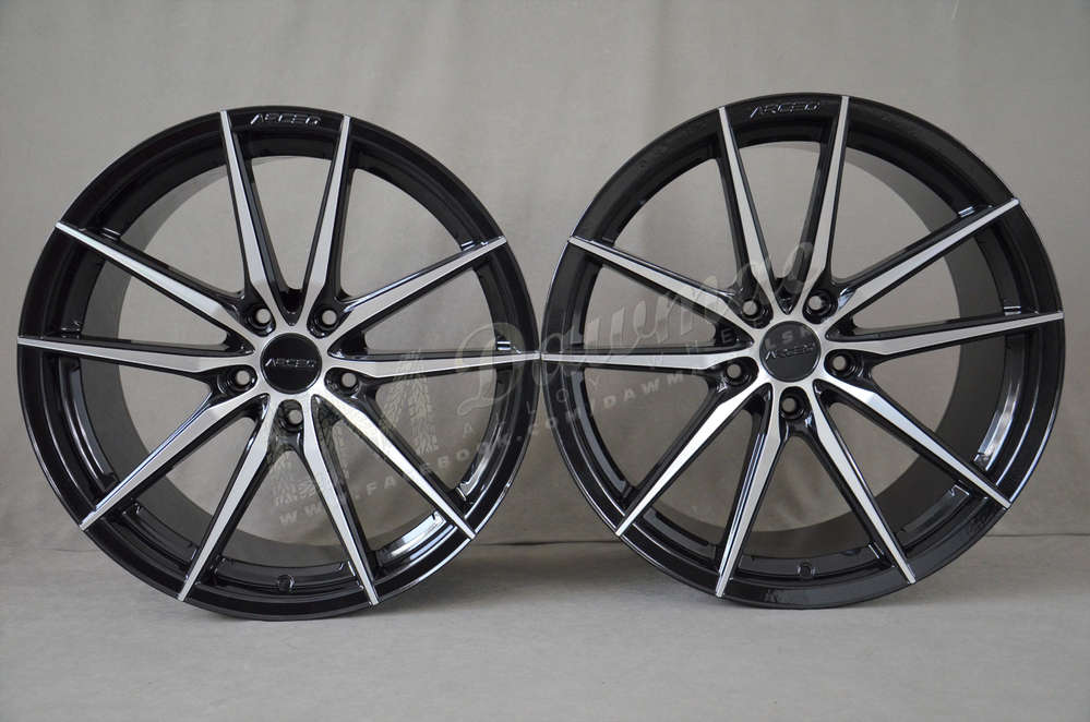 Arceo Monaco 19" 8,5J ET30 + 9,5J ET37 5x120 Black Diamond