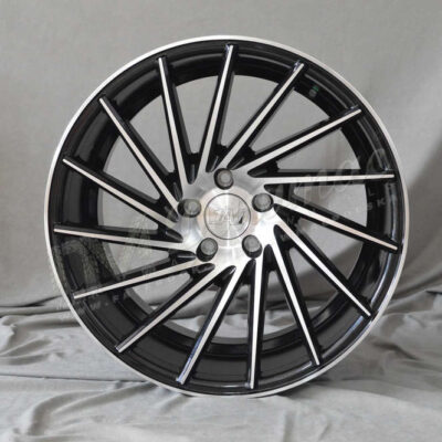 1AV ZX1 19" 9,5J ET40 5x110 Black Polish Face