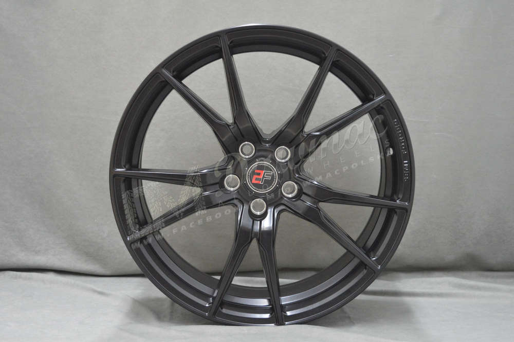 2Forge ZF2 20" 12J ET27-ET58 5x100-5x130 Matt Black